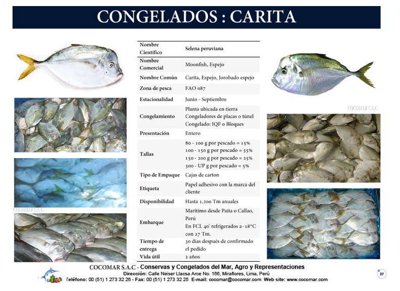 6. Cocomar (Peru) – Carita congelado