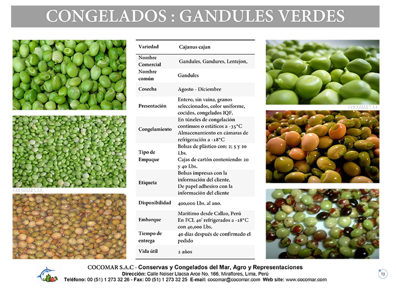 GANDULES VERDES