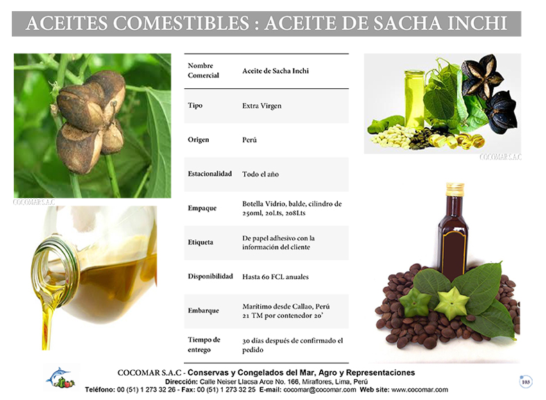 aceite de SACHA INCHI